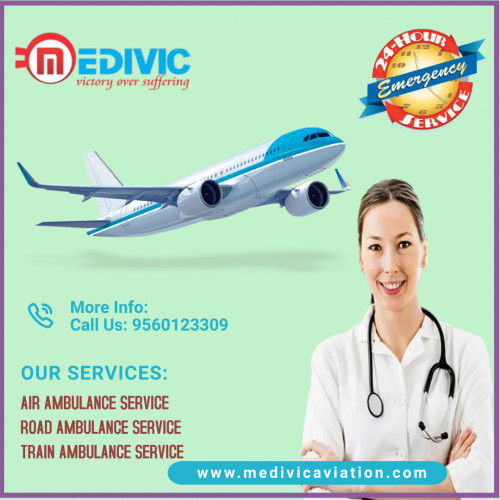 Medivic Aviation Air Ambulance Service in Jamshedpur provides modern medical services for instantaneous get relief during transfers. We provide complete medical therapeutic facilities support at a justified booking charge.

More@ https://bit.ly/2A1hqF9