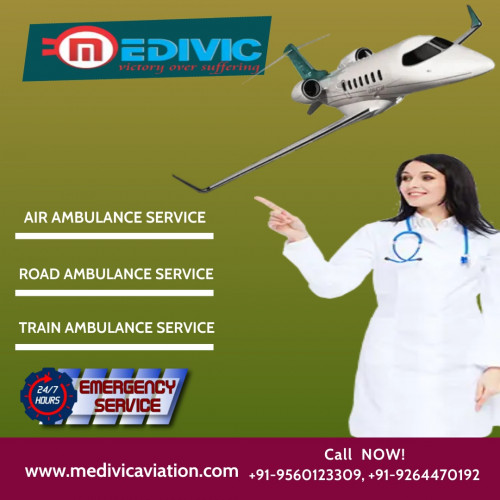 Medivic Aviation Air Ambulance Service in Vellore provides the emergency medical setup with an expert medical at an affordable cost. Take the most advanced and convenient medical transport at genuine cost by us.  

More@ https://bit.ly/2VZUGCC