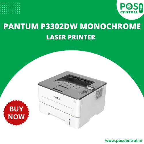 Pantum P3302DW is an energy-saving, eco-friendly laser printer with a small footprint that can be installed on the office desk or library table. Pantum P3302DW laser printer supports various media types and sizes to save valuable time in the printing process at a cost-effective price. The Pantum P3302DW printer comes with an automatic duplexing function and resumes printing automatically with a little more effort. It offers auto-2sided printing with high speed which is ideal for fast expansion. Shop for Pantum P3302DW monochrome laser printer online at the best competitive price from POS Central India by visiting https://www.poscentral.in/pantum-p3302dw-monochrome-laser-printer-with-wireless.html