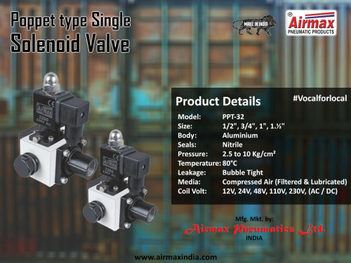 We Airmax pneumatics are the prominent pneumatic and exporter in India. We have a wide range of pneumatic cylinders and pneumatic control valves.