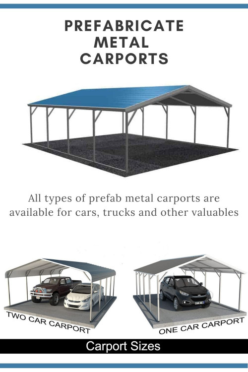 Prefabricated metal carports by Metal Carports Direct are available in any custom size (one car, two-car, and triple car metal carports) to fit your needs. Contact the carport company in North Carolina today for the best metal buildings. (844)337-413
http://www.metalcarportsdirect.com/carports