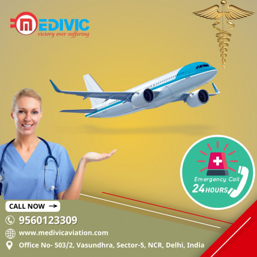 Medivic Aviation Air Ambulance Service in Nagpur provides all the necessary medical outfits and treatment to the patient in the course of a transfer. We provide an easy booking procedure so anyone can choose our service via the online and offline process.

More@ https://bit.ly/2V9RF2m