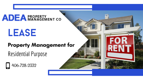 Lease property management offers an affordable price to buy well-cared rentals and is managed by professionals with outstanding service. For more info - 406-728-2332.