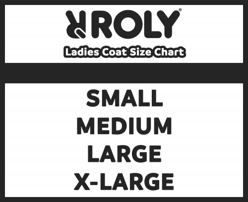 ROLY coat size chart