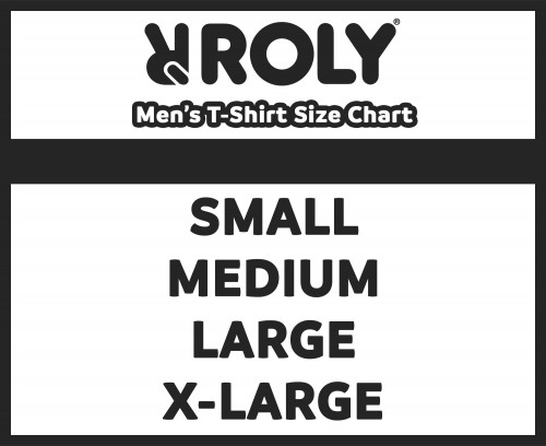 ROLY tshirt size chart