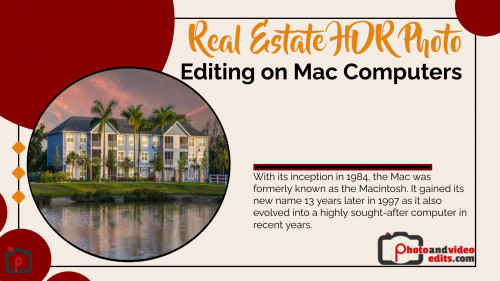 Real Estate HDR Photo Editing on Mac Computers