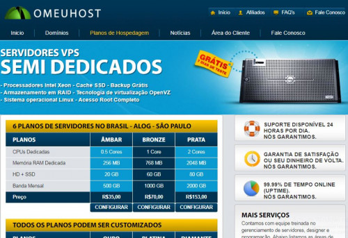 Omeuhost é a melhor empresa de hospedagem no Brasil. Gerenciamos web hosting para Magento, WordPress, Joomla e, Php, WooCommerce no Brasil. Hospede seu site nos servidores de hospedagem em nuvem mais rápidos.
http://www.omeuhost.com.br/hospedagem-no-brasil