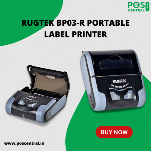 The Rugtek BP03-R Portable Label Printer will print your receipts and other documents in 203dpi resolution. This printer has Wi-Fi facility as an optional option and gives you the fastest print speed of 60mm. Also, you can easily recharge its battery through USB or external power adapter. The Rugtek BP03-R mobile printer also comes with the latest technology, so you can connect your device via Bluetooth and take out prints. With its lightweight design and small size easy to carry around. Buy Rugtek BP03-R Portable Label Printer at best prices from POS Central India website. Visit https://www.poscentral.in/rugtek-bp03-r-portable-label-printer.html