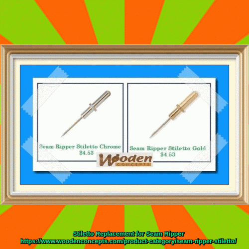 Wooden Concepts is the place online to get your seam ripper stiletto in gold and chrome color.
https://www.woodenconcepts.com/product-category/seam-ripper-stiletto/