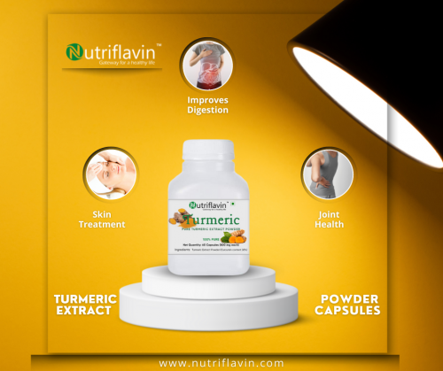 Turmeric Extract is a widely used tall plant also known as golden spice. Turmeric is a natural immunity booster for the human body. Turmeric capsules are used on a daily basis to boost the body's immunity and regulate blood sugar levels. Nutriflavin Turmeric Extract Powder Capsules are extremely beneficial for skin and joint health when taken on a regular basis. Now available at https://nutriflavin.com/product/turmeric-extract-powder-capsules/