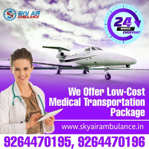 Sky Air Ambulance from Aligarh to Delhi provides bed-to-bed, safe patient transportation to any city for a better medical treatment. We give a Defibrillator, multipara monitor, ventilator, oxygen, suction, etc for outstanding medical treatment.
Web@: https://bit.ly/3SFN54F