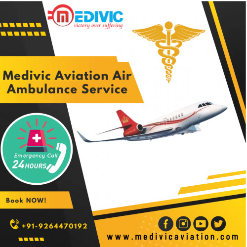 Medivic Aviation Air Ambulance Service in Mumbai is rendering the most necessary and exceptional patient shifting services with the help of private or commercial planes. You can shift your patients with our brand from one location to another with all vital care and cure support.

More@ https://bit.ly/2Wq09ls