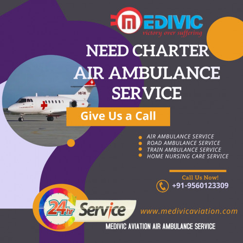 Medivic Air Ambulance Service in Nagpur 24 hours confer the best medical transport service with all advanced medical for the risk-free and immediate shifting of the patient during any medical emergency situation.
More@ https://bit.ly/2V9RF2m