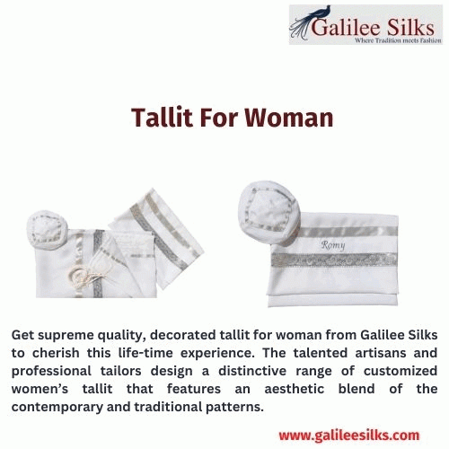 Our handmade tallits hold the reputation of being unique both in terms of fabric and design.This time we have come up with some unique tallits for woman that can make your man jealous, and envy you! For more details, visit: https://www.galileesilks.com/collections/womens-tallit-1