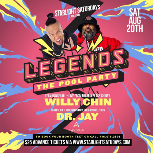 LEGENDS POOL PARTY FT. DR. JAY & WILLY CHIN