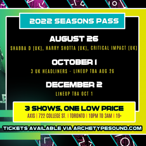 Ticketgateway - Archetype Sound 2022 Seasons Pass - Aug 26 2022, The Axis Club Theatre, Ontario, Canada Find event and ticket information at https://www.ticketgateway.com/event/view/archetype-sound-2022-season-pass