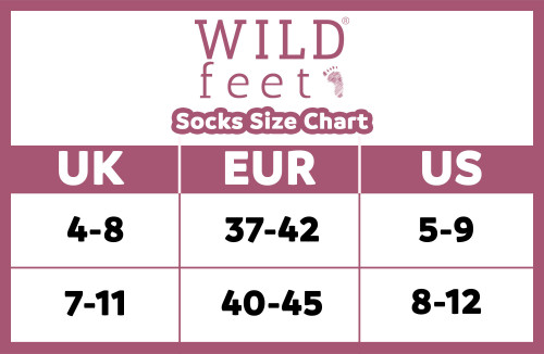 WILDFEET size chart UK