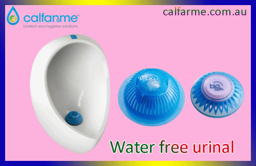Water free urinal 