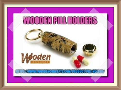 Looking for a new wooden pill box to hold your medications?  Watch out for wooden pill holders of Wooden Concepts make beautiful gifts and showcase
https://www.woodenconcepts.com/product/pill-holder/