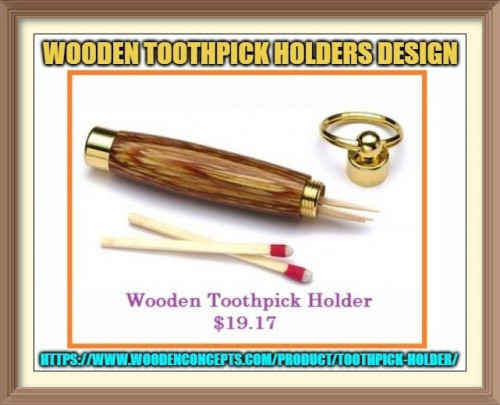 Searching for versatile wooden toothpick holders? Wooden Concepts provide stylish toothpick holders which can store toothpicks, emergency money or matches.
https://www.woodenconcepts.com/product/toothpick-holder/