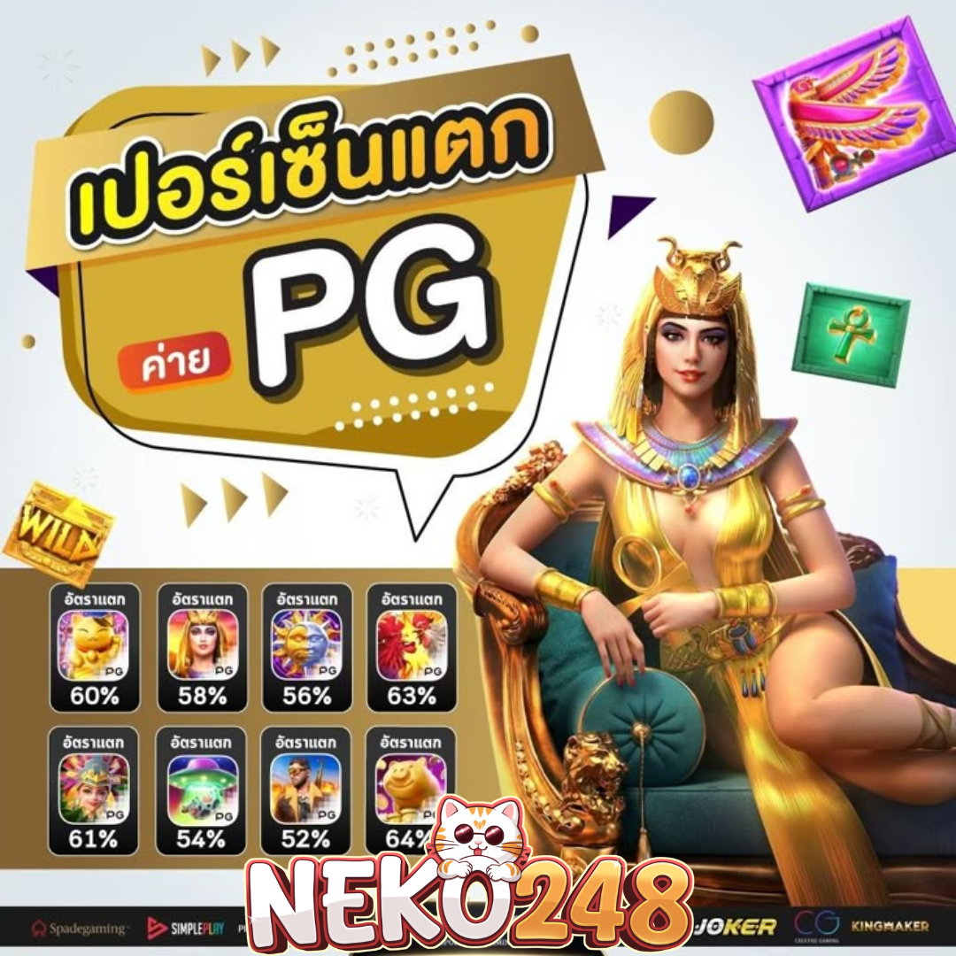 NEKO248 คาสิโนออนไลน์อันดับ 1 ในประเทศไทย - เล่นสล็อต ลุ้นบอลสด ครบจบในเว็บเดียว