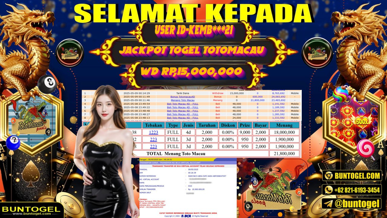 BUKTI BAYAR BUNTOGEL