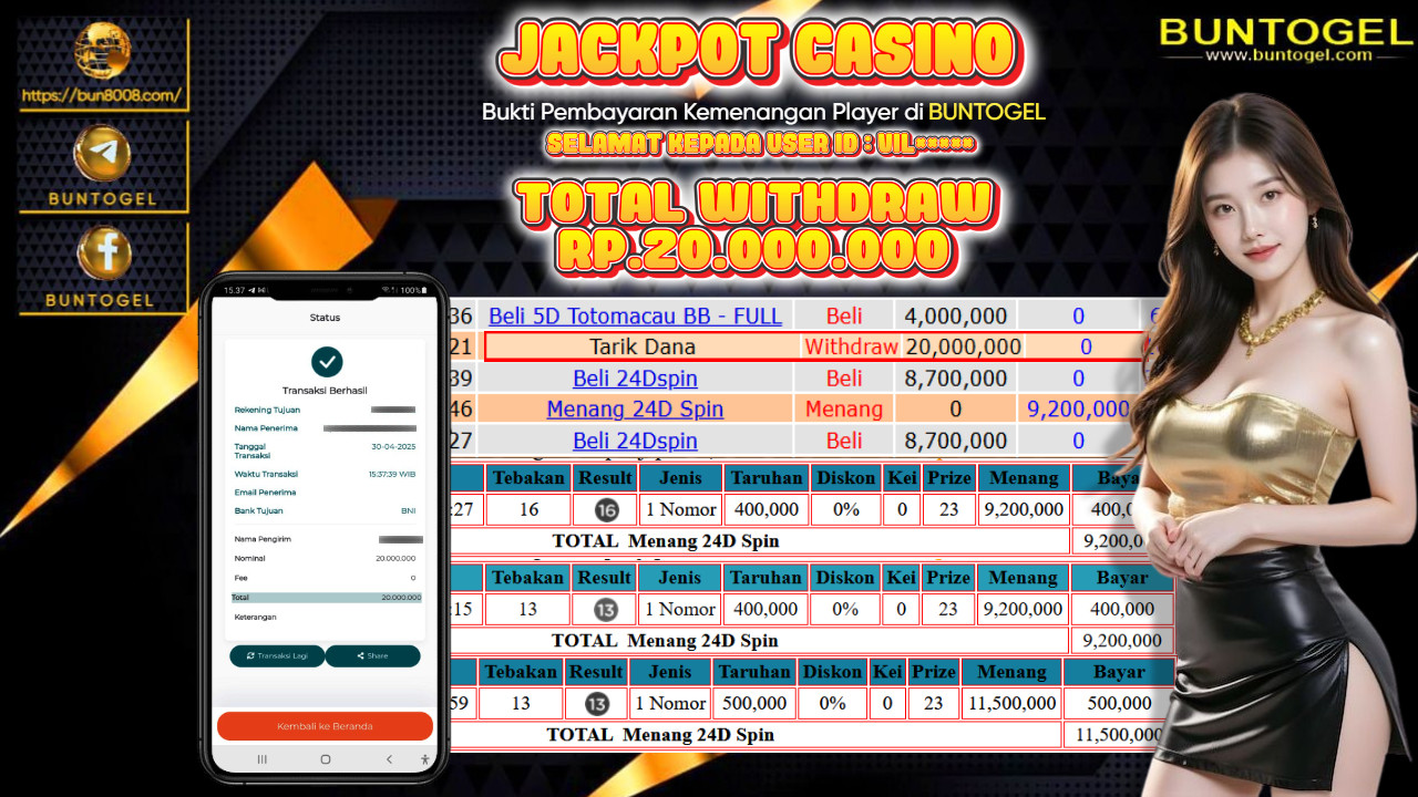 BUKTI BAYAR BUNTOGEL