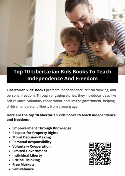 Discover the top 10 libertarian kids books that teach you how to think for yourself, make your own choices, and understand the value of freedom. These fun and exciting stories show why being responsible, kind, and independent matters. Through adventures, smart heroes, and simple lessons, you’ll learn what it means to be free and why your voice counts. These libertarian kids books make learning about liberty fun and easy! To know more visit here https://inflationeducation.net/shop/