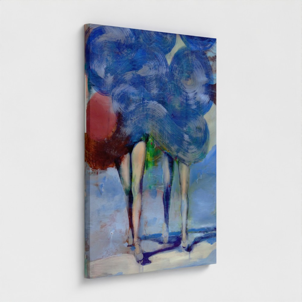 Family Memories, Canvas Print by Artist Bartosz Beda - Side View