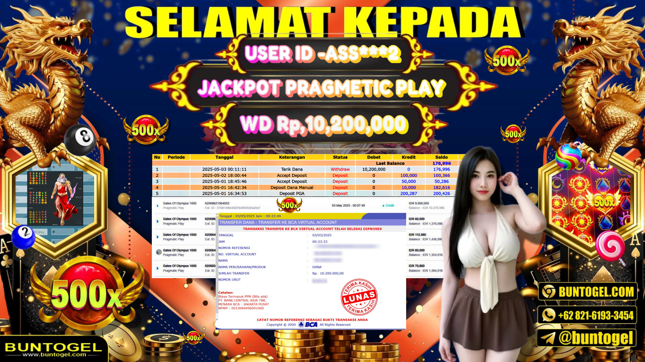 BUKTI BAYAR BUNTOGEL