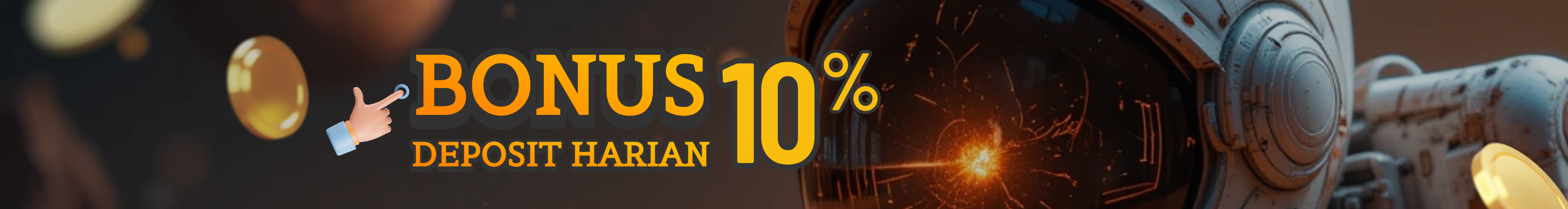 Bonus Deposit 10% Semua Games ( Tidak Berlaku Untuk TOGEL ) ( DEPOSIT PULSA TIDAK BOLEH BET TOGEL JUGA )%