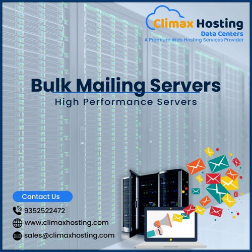 Climax Hosting is one of the largest and fastest bulk email hosting service providers. which is useful for beginner-friendly email marketing services. We count as the best bulk email service provider in India in the list of bulk email software providers that helps businesses to reach their audience by sending newsletters and promotional emails. It’s a cost-effective marketing solution. It’s much cheaper and easier than running TV ads or print ads. While organizations, have multiple e-mail strategies, mass bulk mailing service remains the most popular amongst these.

https://www.climaxhosting.com/bulk-mailing-server.php