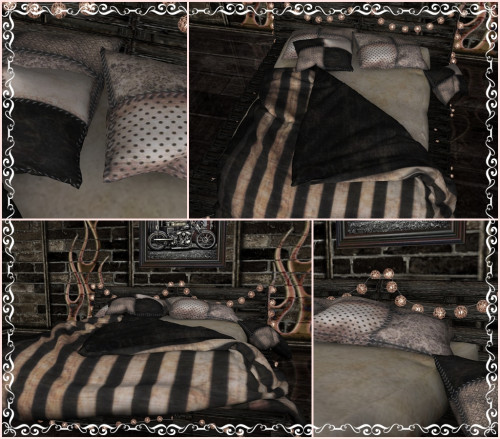 cats Vintage Pallet Bed