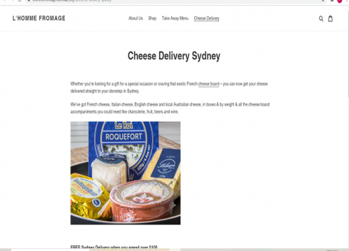 We'll ensure your plates are all set to go! Our exquisite Cheese platters are coming to be fairly popular around the community. With that said much range, you'll accommodate the preferences of every one of your visitors - simply by comfortably getting your celebration plates online.

#cheesedeliverysydney #cheeseboards #cheeseplatters #cheeseshopsydney

web: https://www.lhommefromage.com.au/pages/cheese-delivery-sydney