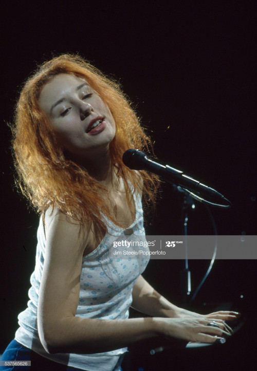 LONDON, ENGLAND - APRIL: Tori Amos performing on stage at London Palladium in London, circa April 19