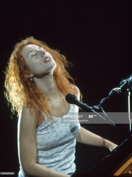 LONDON, ENGLAND - APRIL: Tori Amos performing on stage at London Palladium in London, circa April 19