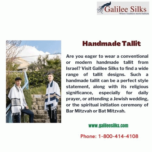 Are you eager to wear a conventional or modern handmade tallit from Israel? Visit Galilee Silks to find a wide range of tallit designs. For more details, visit: https://www.galileesilks.com/