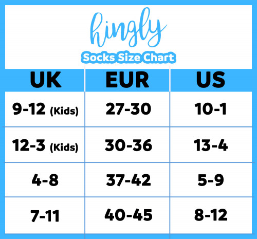 hingly size chart UK