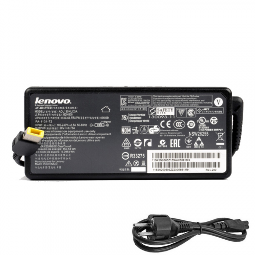 Original Adaptador Cargador Lenovo Y50-70 59446177 135W 
https://www.es-adaptador.com/original-adaptador-cargador-lenovo-y5070-59446177-135w-p-51684.html 
Info producto
Entrada:100-240V / 50-60Hz
Salida: 20V-6.75A-135W
Tipo de enchufe: Yellow square With 1-Pin
Color: negro
Condición: Nuevo, Original
Garantía: 12 meses de garantía y 30 días de devolución de dinero
Paquete incluido:
1 x Adaptador Lenovo
1 x Cable EU-PLUG
Modelo Compatible
45N0361 Lenovo, 45N0554 Lenovo, 35044607 Lenovo, 45N0364 Lenovo, 35043700 Lenovo, 45N0501 Lenovo, 36200609 Lenovo, 45N0550 Lenovo, 36200318 Lenovo, 36200314 Lenovo, 45N0362 Lenovo, 36200605 Lenovo, 45N0485 Lenovo, 45N0365 Lenovo, 4X20E50563 Lenovo, 45N0552 Lenovo, 4X20E50564 Lenovo, 45N0556 Lenovo, 4X20E50559 Lenovo, 4X20E50560 Lenovo, 4X20E50572 Lenovo, 4X20E50567 Lenovo, 4X20E50568 Lenovo, 4X20E50561 Lenovo, 4X20E50570 Lenovo, 4X20E50558 Lenovo, 4X20E50571 Lenovo, 4X20E50573 Lenovo, 4X20E50565 Lenovo, 4X20E50566 Lenovo, 4X20E50562 Lenovo, 4X20E50569 Lenovo, ADL135NLC3A Lenovo, ADL135NDC3A Lenovo, PA-1131-72 Lenovo, SA10M42761 Lenovo, 5A10J75112 Lenovo,