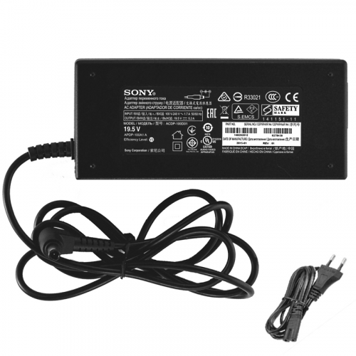 Original Sony KDL-48W705C KDL48W705C Netzteil 19.5V 5.2A https://www.3cparts.de/original-sony-kdl48w705c-kdl48w705c-netzteil-195v-52a-p-119704.html 
Produktinfo
Eingangsspannung:100-240V / 50-60Hz
Spannung-Stromstärke-Ausgangsleistung: 19.5V-5.2A-101W
Steckertyp: 6.5mm / 4.4mm 1 Pin
Farbe: Schwarz
Artikelzustand: Neu,Original
Garantie: 1 Jahr Garantie und 30 Tage Geld zurück
Paket enthalten:
1 x Netzteil Sony
1 x EU-PLUG Kabel