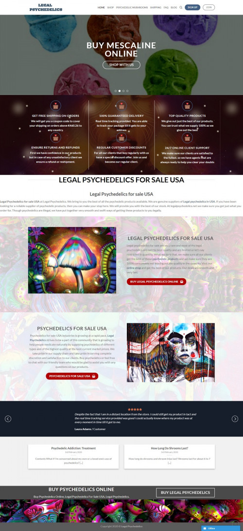Magic Mushrooms for sale at legal psychedelics online store. Get the best quality of Magic mushrooms. Psychedelic Mushrooms available for you always.

Legal Psychedelics for sale USA at Legal Psychedelics. We bring to you the best of all the psychedelic products available. We are genuine suppliers of Legal psychedelics in USA. If you have been looking for a reliable supplier of psychedelic products, then you can make your stop here. We will provide you with the best of our stock. 
#LegalPsychedelicsForSaleUSA #PsychedelicMushroomsforSale #BuyLSDOnline #MagicMushrooms #4ACODMT #BuyMescaline #BuyMDMA #Salviaforsale #Buyphencyclidine #Ketamineforsale #Psychedelicsforsale #Legalpsychedelics #Shroomsforsale #Psychedelicsforsaleusa #Legalpsychedelicsforsale

Web:- https://legalpsychedelics.net/product/magic-mushrooms/