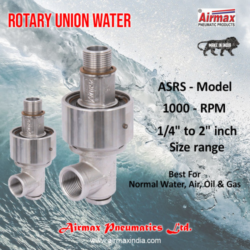 Airmax pneumatic is a leading manufacturer and exporter of rotary union water in India.