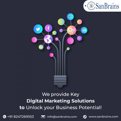 Key Digital Marketing Solutions to Unlock your Business Potential!

?Visit Us: https://www.sanbrains.com/
?Emails: info@sanbrains.com
?Phone: +91-8247269553 
#digitalmarketing #digitalmarketingservices #businesshyderabad #digitalmarketinghyderabad