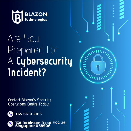 Are You Prepared For A Cybersecurity Incident? Contact Blazon's Security Operations Centre (SOC) Today!
With Cybersecurity on the rise, it's time to contact Blazon! We have a SOC trained in responding and handling incidents.
.
? Phone: +65 6610 2166
✉️ Email: info@blazon.com.sg
? Website: https://www.blazon.com.sg
.
#Cybersecurity #ITSupport #softwaredeveloper #Cybersecuritysingapore #ITSupport #BlazonTech #Singapore #InformationTechnology #Security #Operations #Breaches #Itsecurity #hacking #hack #dataleaked #leakdata #ITServices