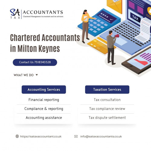 Chartered Accountants in Milton Keynes
We are a Milton Keynes, based progressive and dynamic firm of Chartered Management Accountants, providing bespoke accountancy and tax services to individuals, professional, and small to medium-sized businesses.
At SA TAX Accountants, we are committed to providing high-quality professional Sole Trader Accountants in Milton Keynes. We have a customer-centric approach and are well seasoned to understand that all individuals and businesses are unique. Our chartered accountants in Milton Keynes work well.
Website: https://sataxaccountant.co.uk
Address: 52 The Boundary, Oldbrook, Milton Keynes MK6 2HT, UK
Phone: 7518340328
#tax #taxes #accounting #business #taxseason #incometax #accountant #finance #smallbusiness