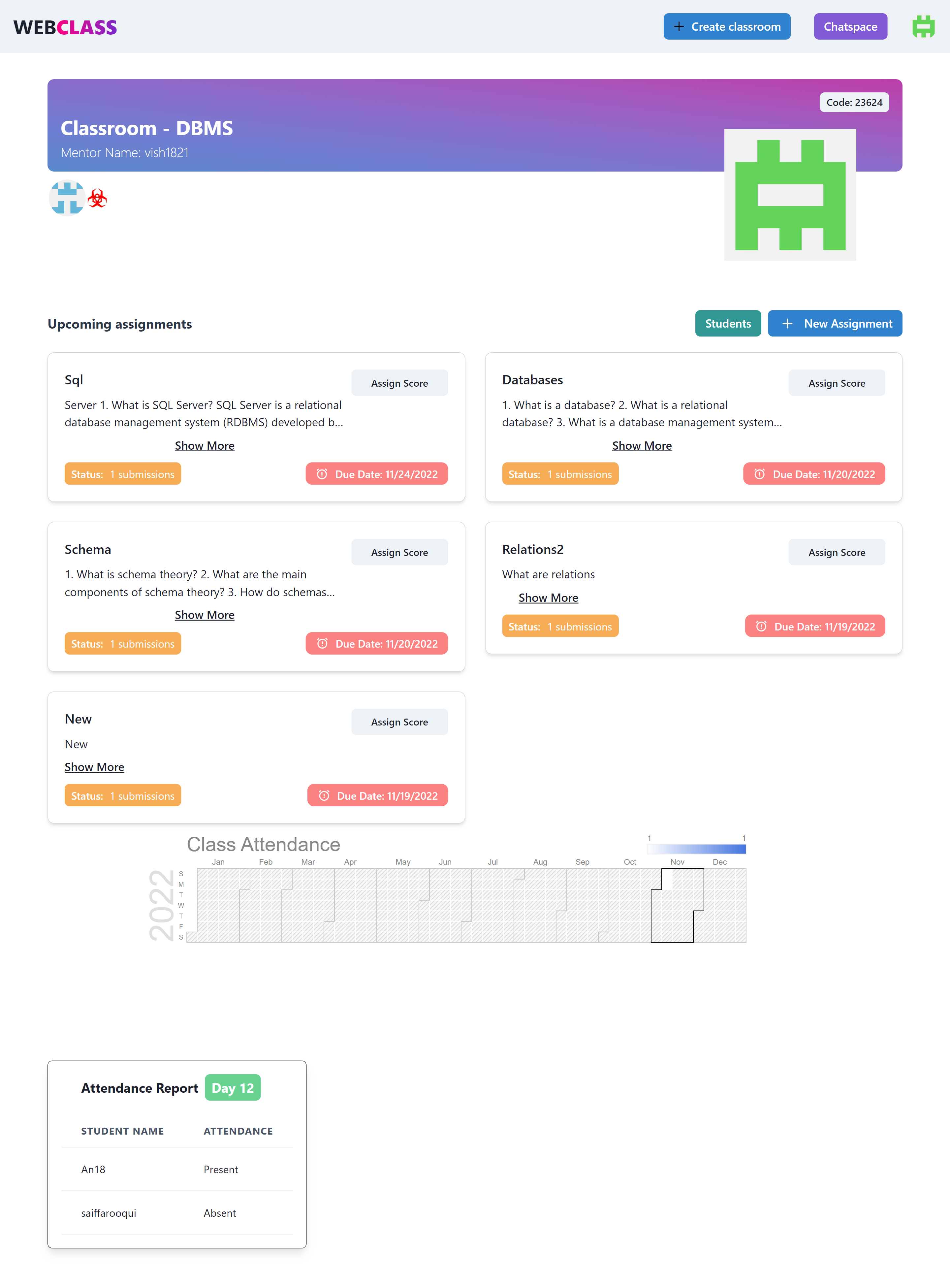 Github Saiffarooqui Webclass Web Based Classroom For Managing Github Saiffarooqui Webclass Web Based Classroom For Managing