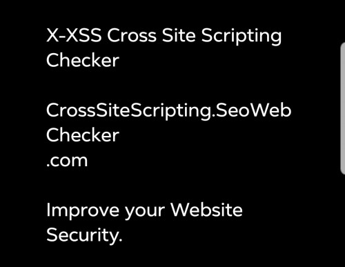 Cross Site scripting